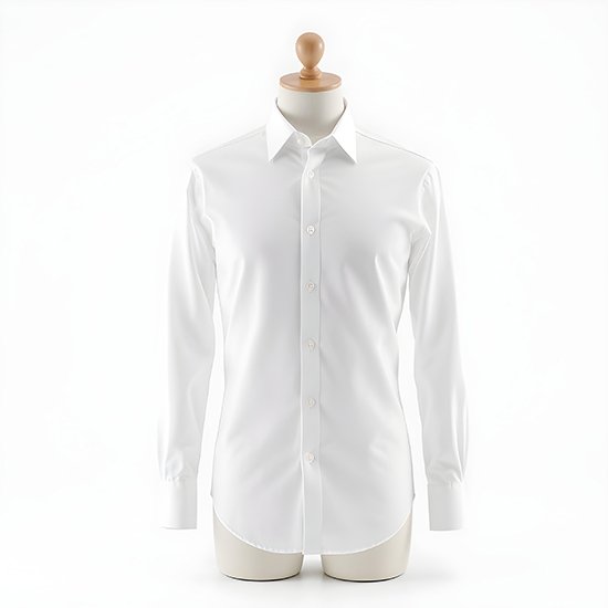 Men Slim Fit Solid Spread Collar Formal Shirt - Small